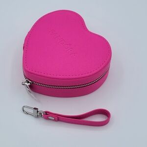Pandora Pink Heart-Shaped Jewelry Case NWT